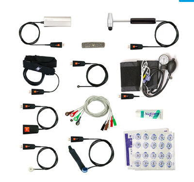 Kit de sensores de sinais biológicos recebido pelo projeto