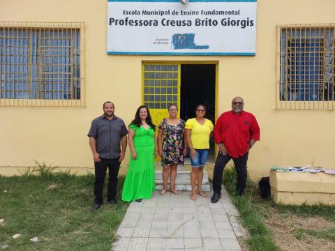 Unipampa discute parceria com Escola Municipal Professora Creusa Brito Giorgis - Divulgação