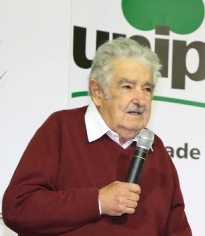Mujica durante o seu discurso